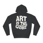 Art Is The Cure Glitch Unisex College Hoodie