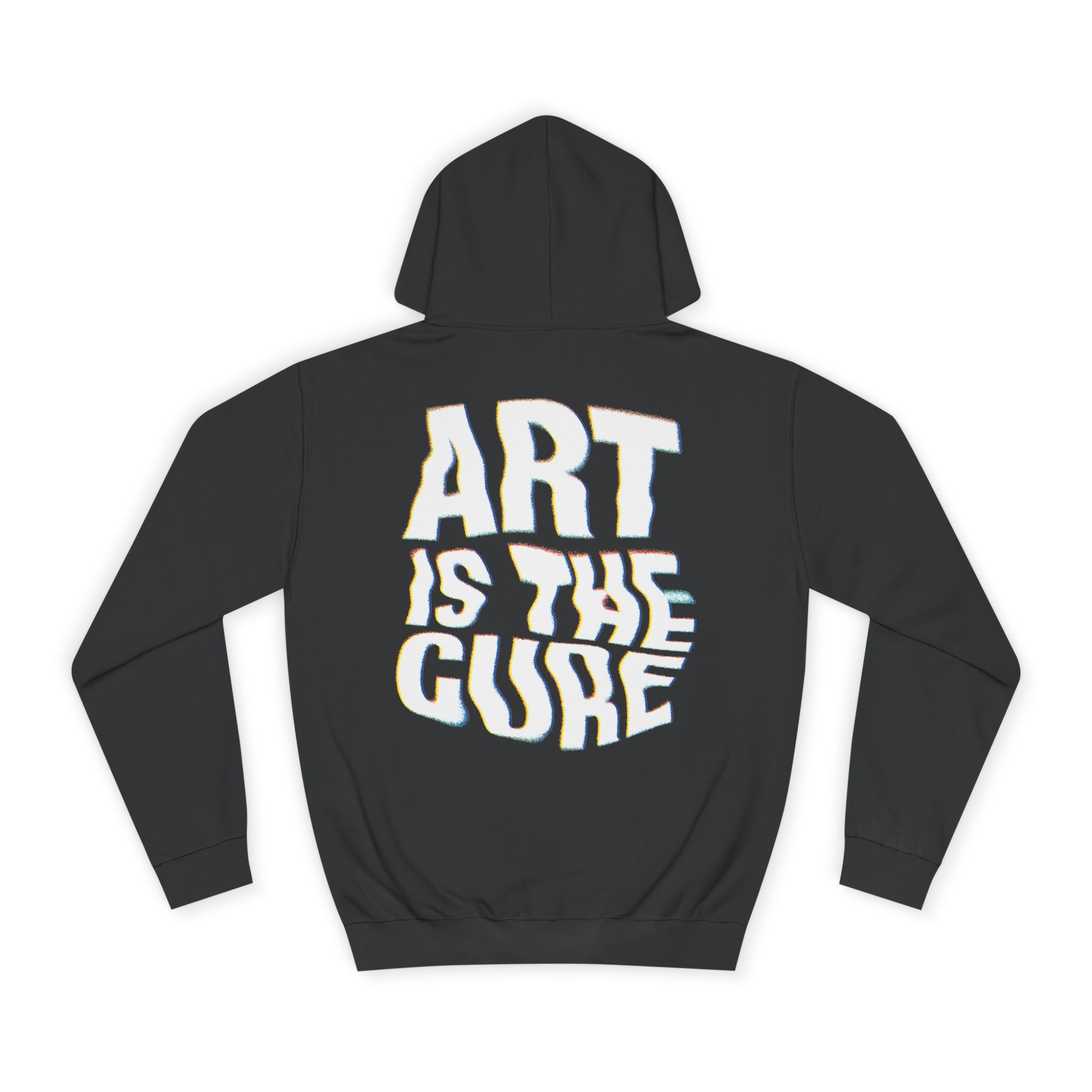 Art Is The Cure Glitch Unisex College Hoodie