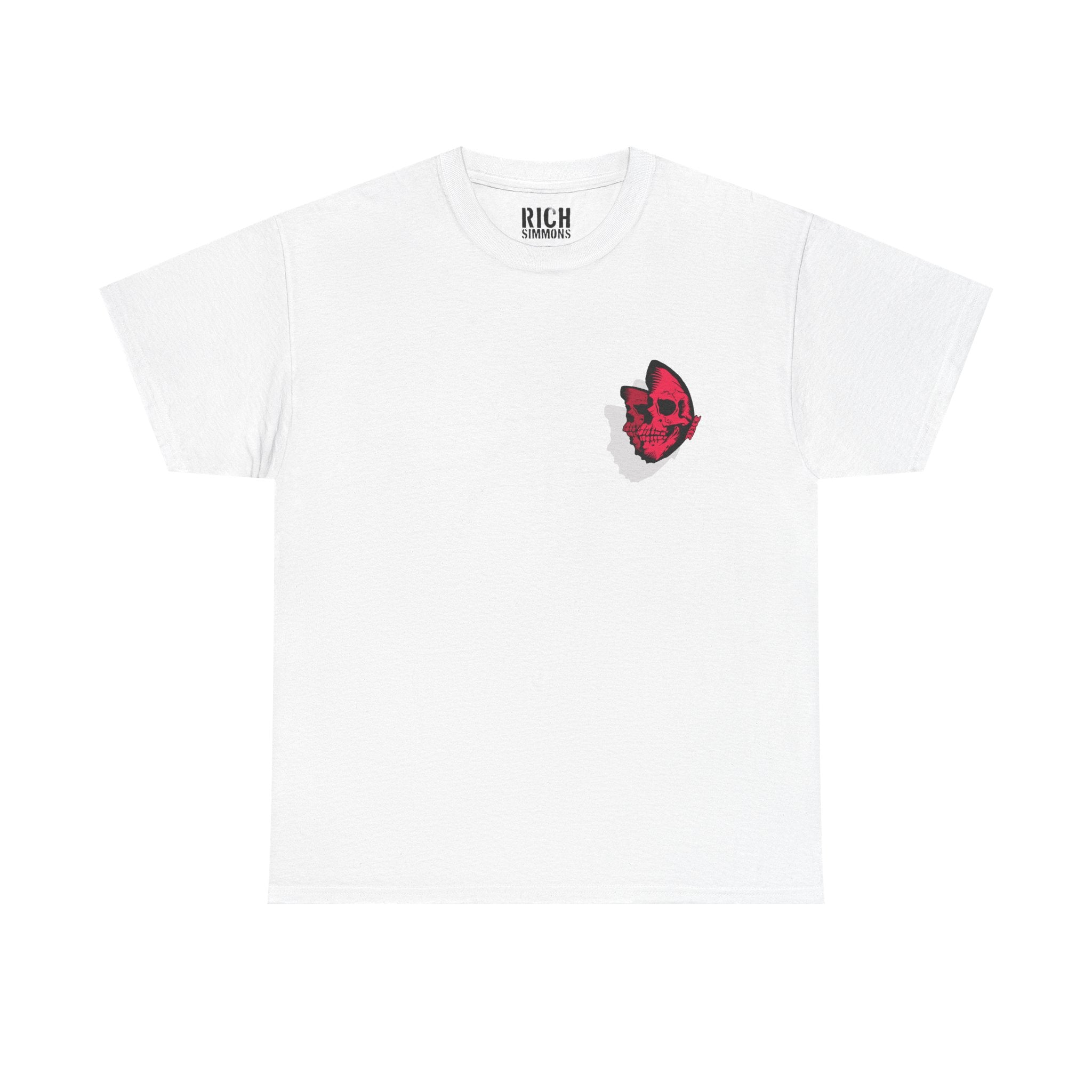 Red Skullerflies Unisex Heavy Cotton Tee