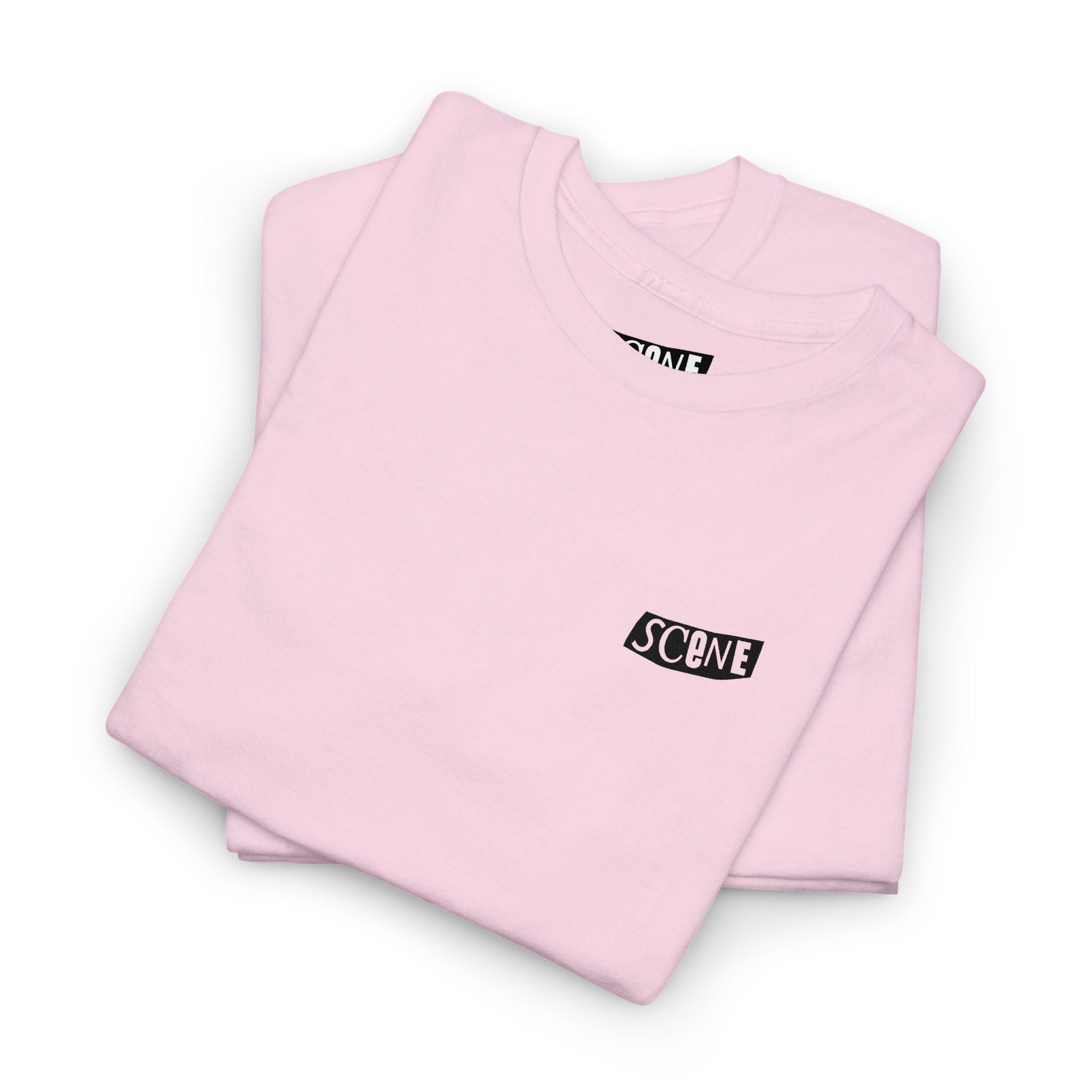 Punk Scene Black Embroided Unisex Heavy Cotton Tee