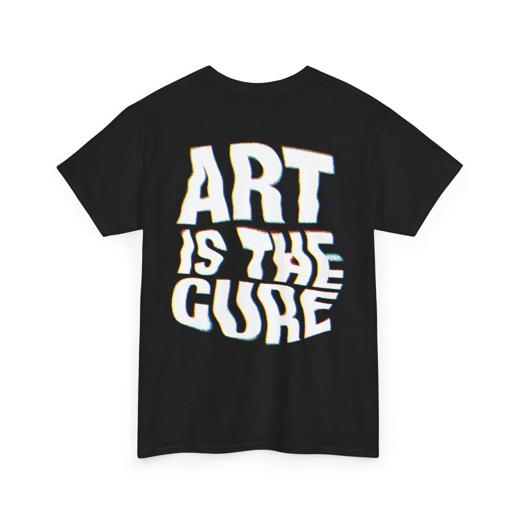 Art Is The Cure Glitch Unisex Heavy Cotton Tee