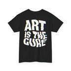 Art Is The Cure Glitch Unisex Heavy Cotton Tee