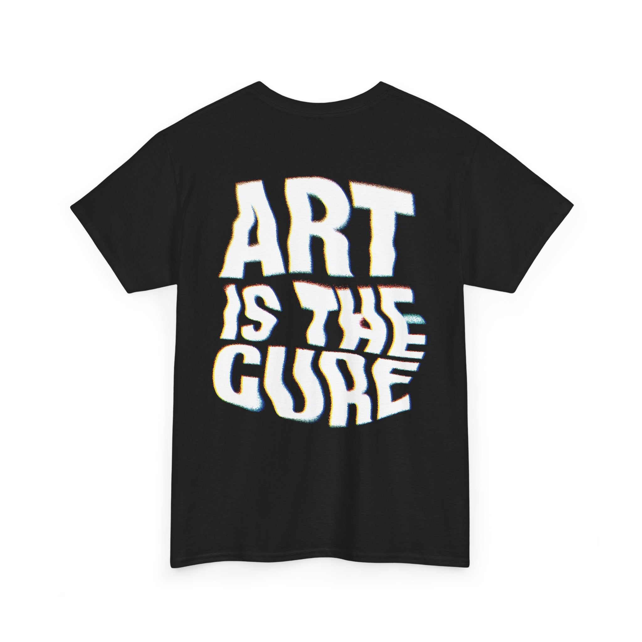 Art Is The Cure Glitch Unisex Heavy Cotton Tee