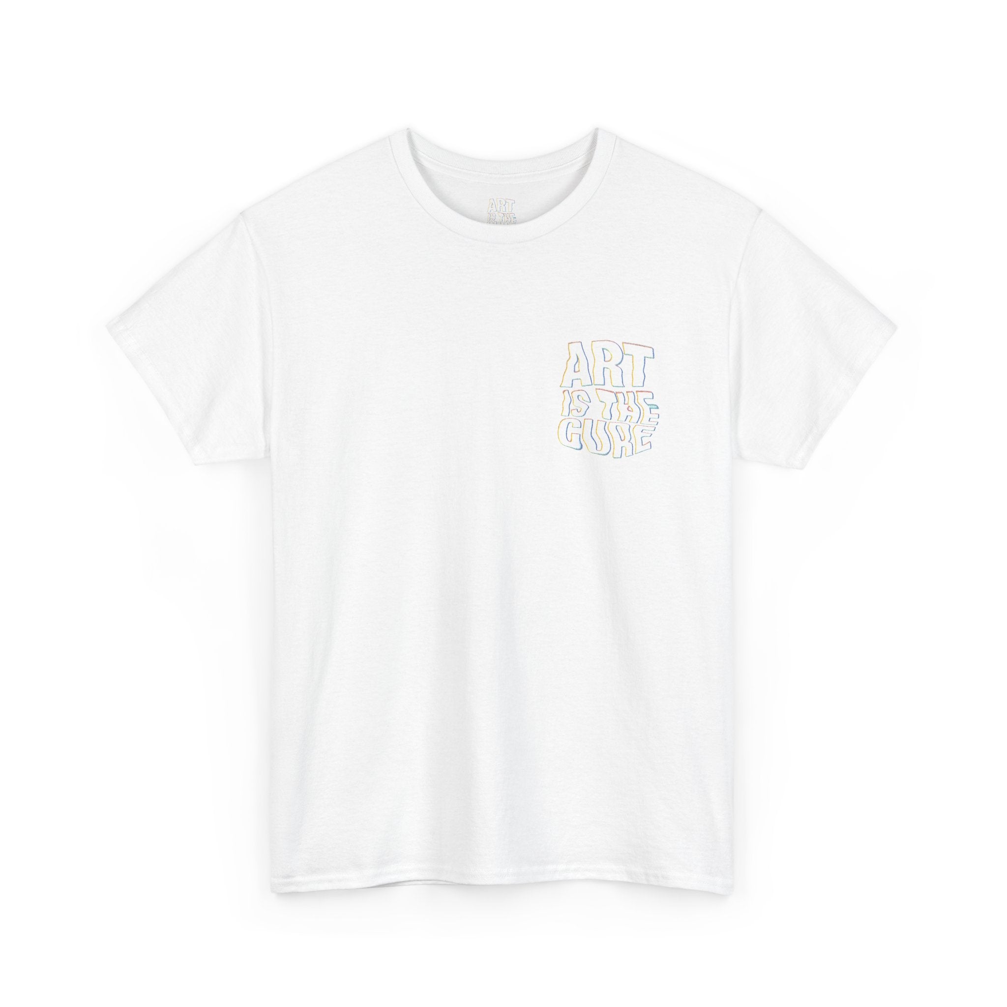 Art Is The Cure Glitch Unisex Heavy Cotton Tee