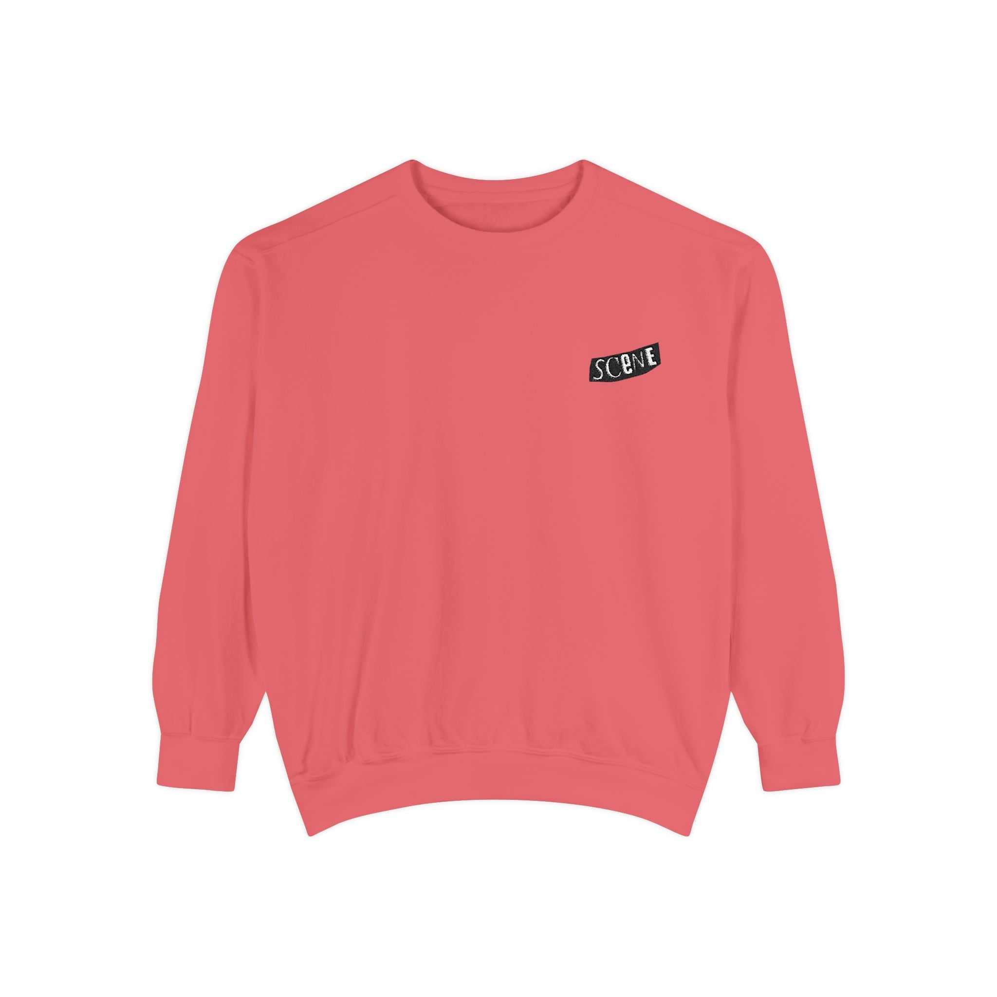 Punk Scene Embroidered Crewneck Sweatshirt