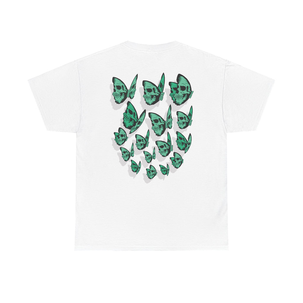 Mint Skullerflies Unisex Heavy Cotton Tee