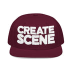 CreateScene Zine Embroidery Snapback Cap