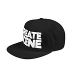 CreateScene Zine Embroidery Snapback Cap