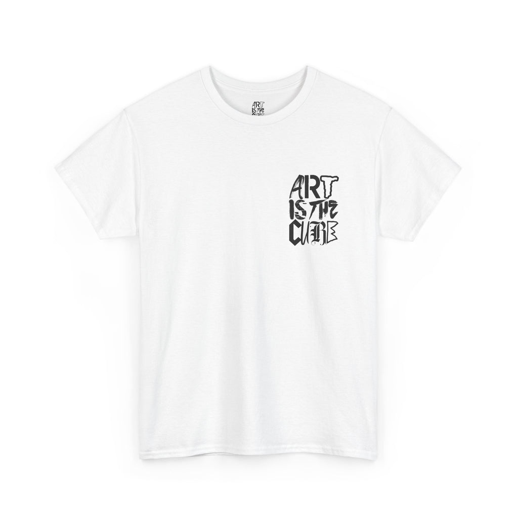 Art Is The Cure Mixed Letters Unisex Heavy Cotton Tee