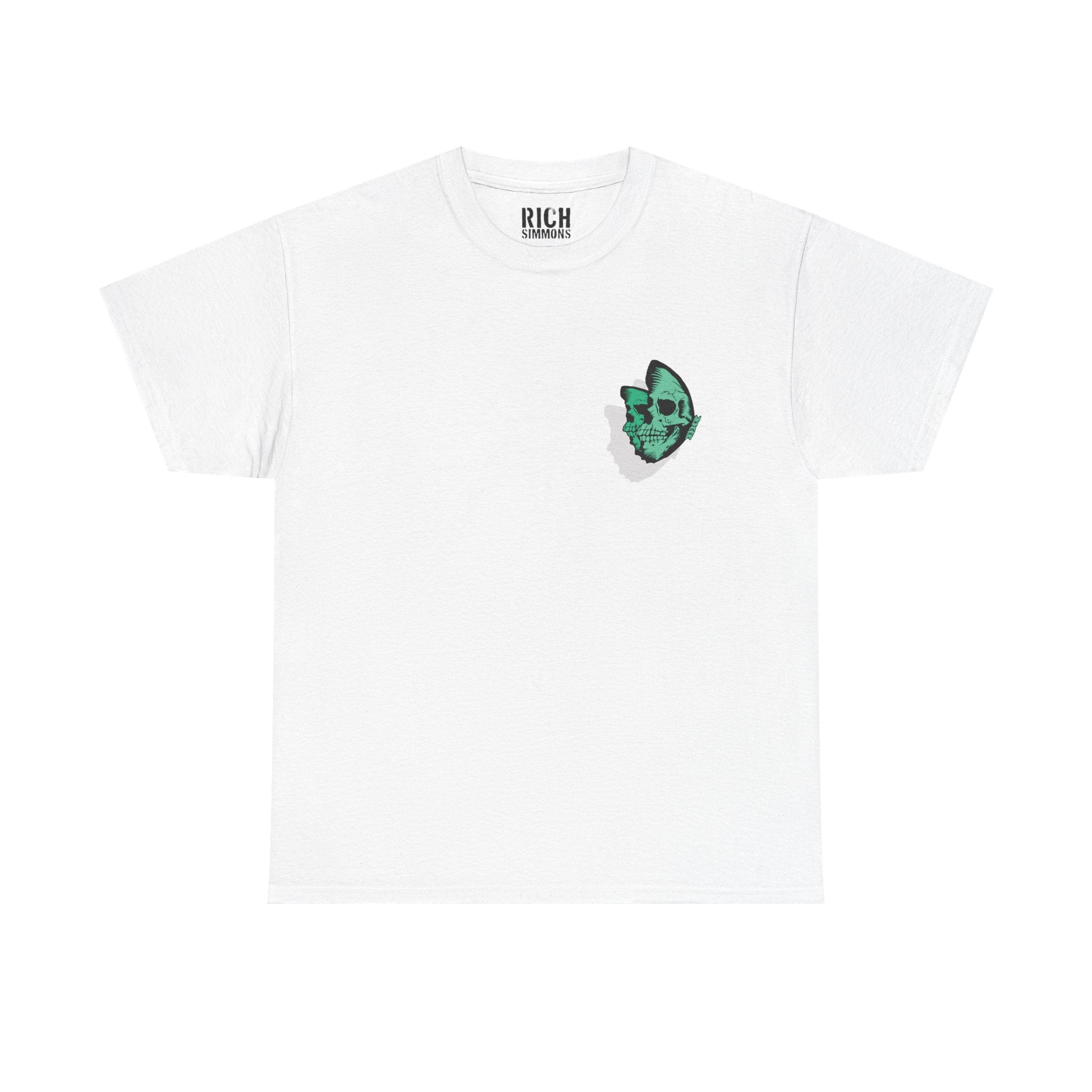 Mint Skullerflies Unisex Heavy Cotton Tee