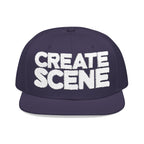CreateScene Zine Embroidery Snapback Cap