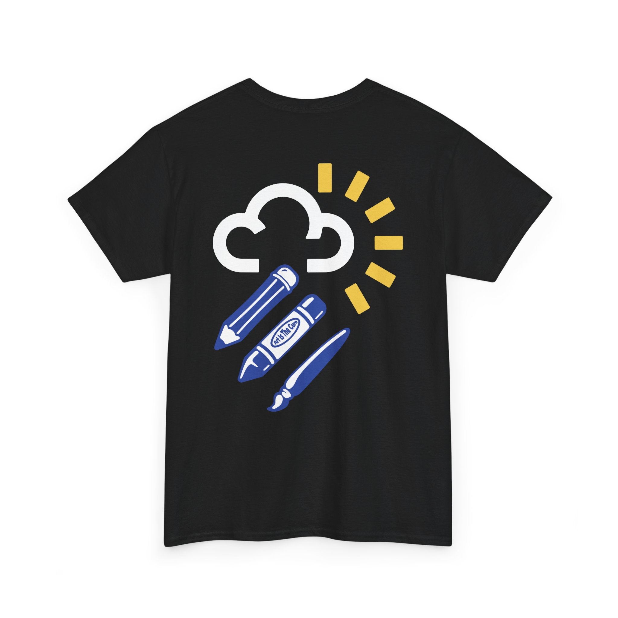 Art Is The Cure Weather Forecast Unisex Heavy Cotton Tee