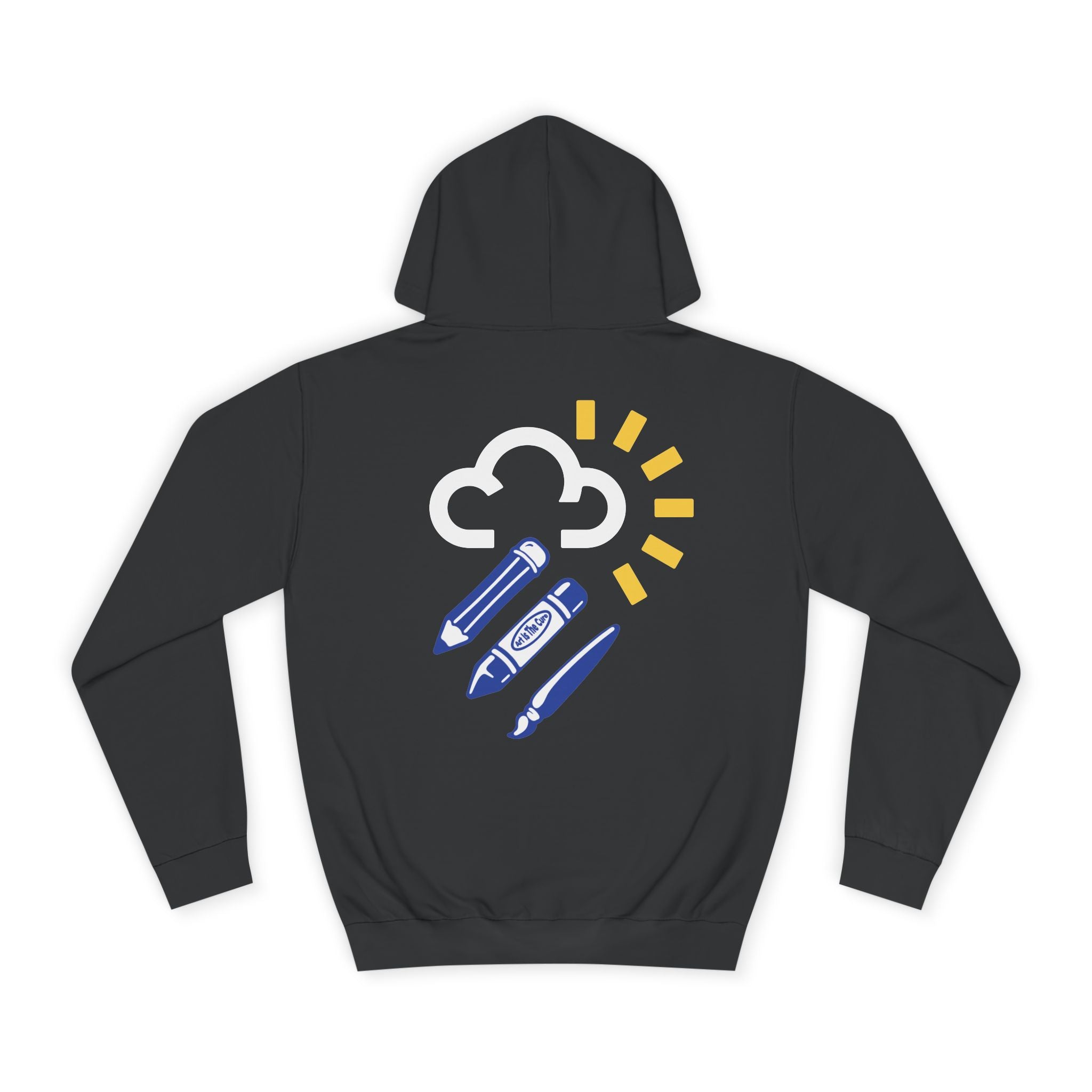 Art Is The Cure Weather Forecast Unisex College Hoodie