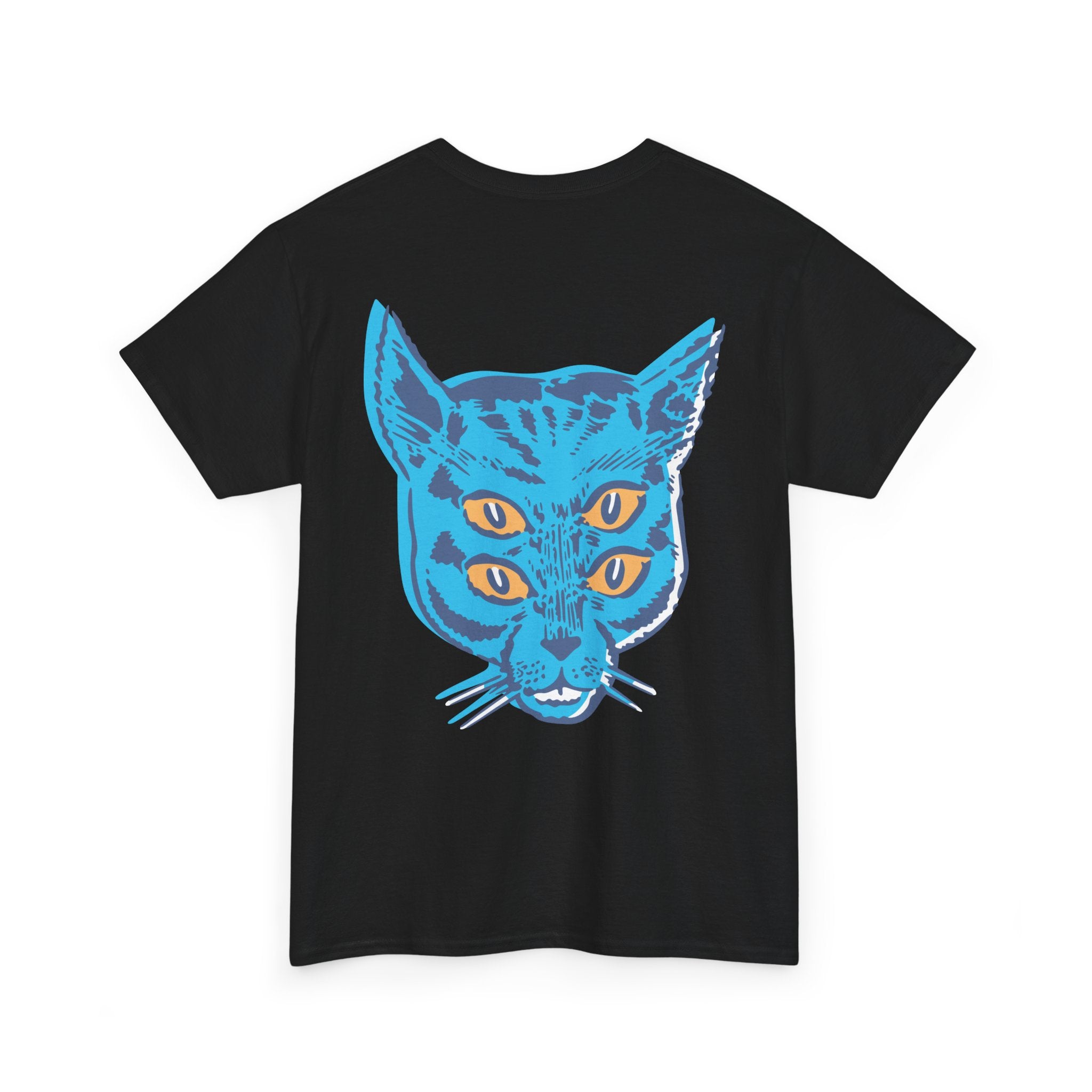 4 Eyed Cat Unisex Heavy Cotton Tee