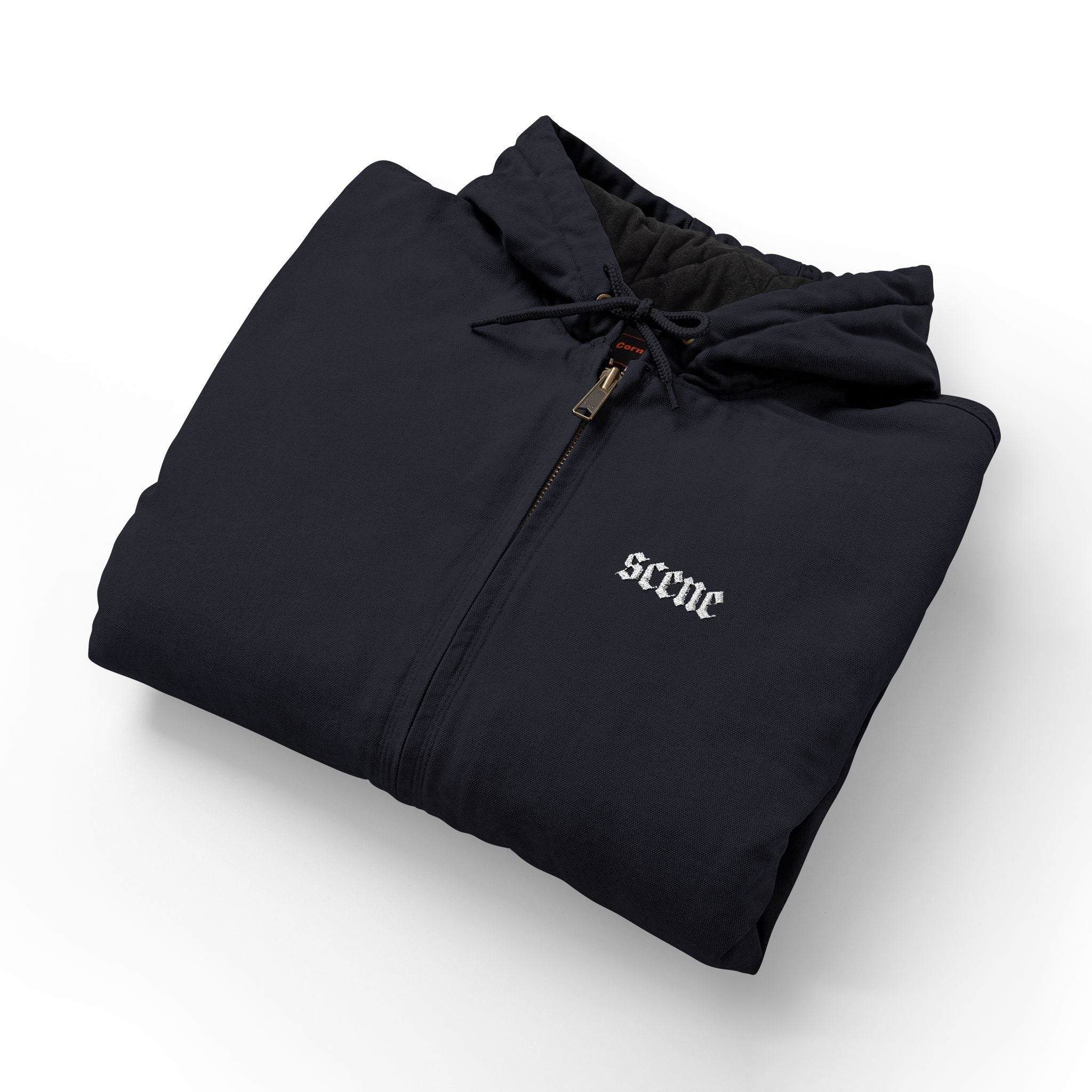 SCENE Embroidered Hooded Zip Jacket