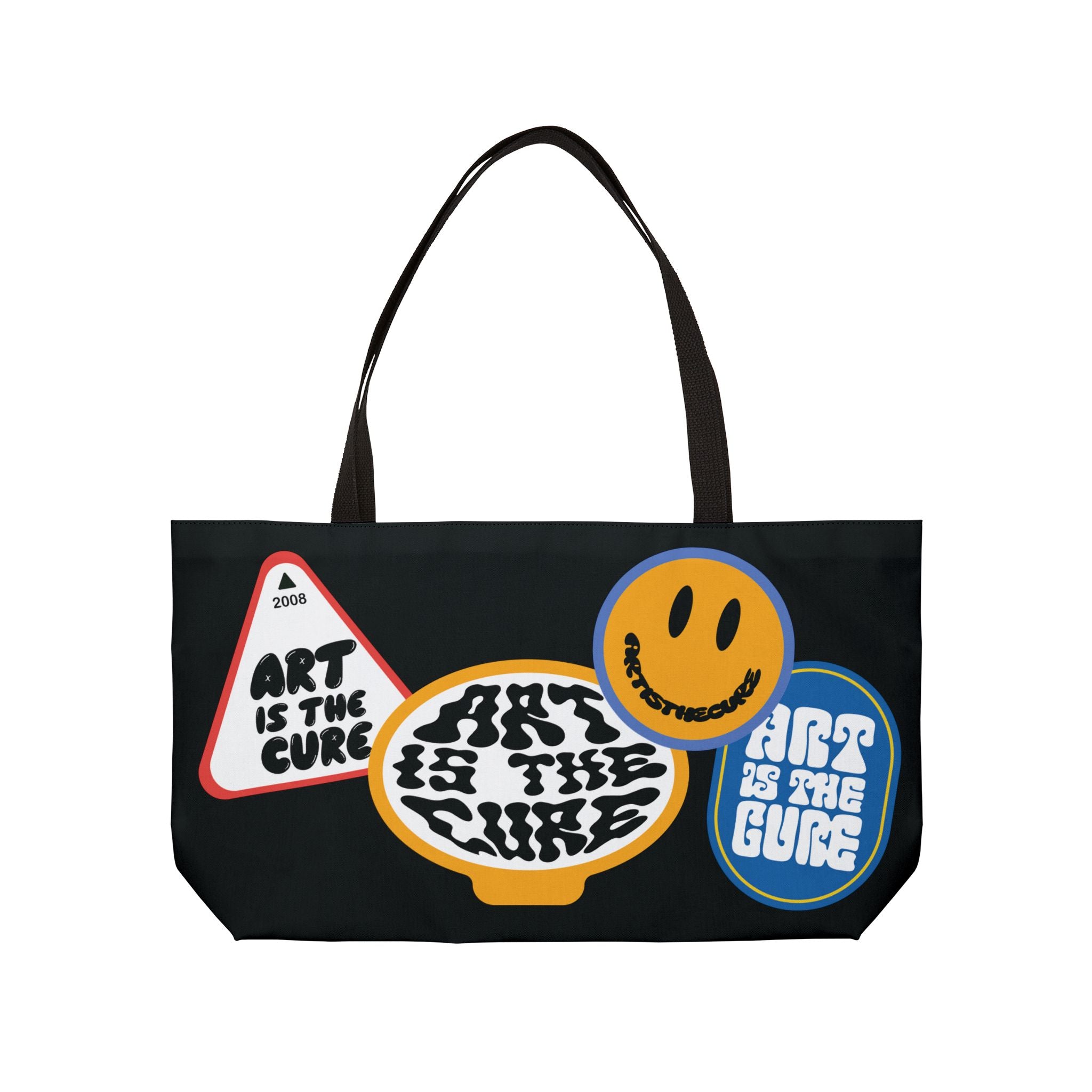 Art Is The Cure Fruit Sticker Weekender Tote Bag