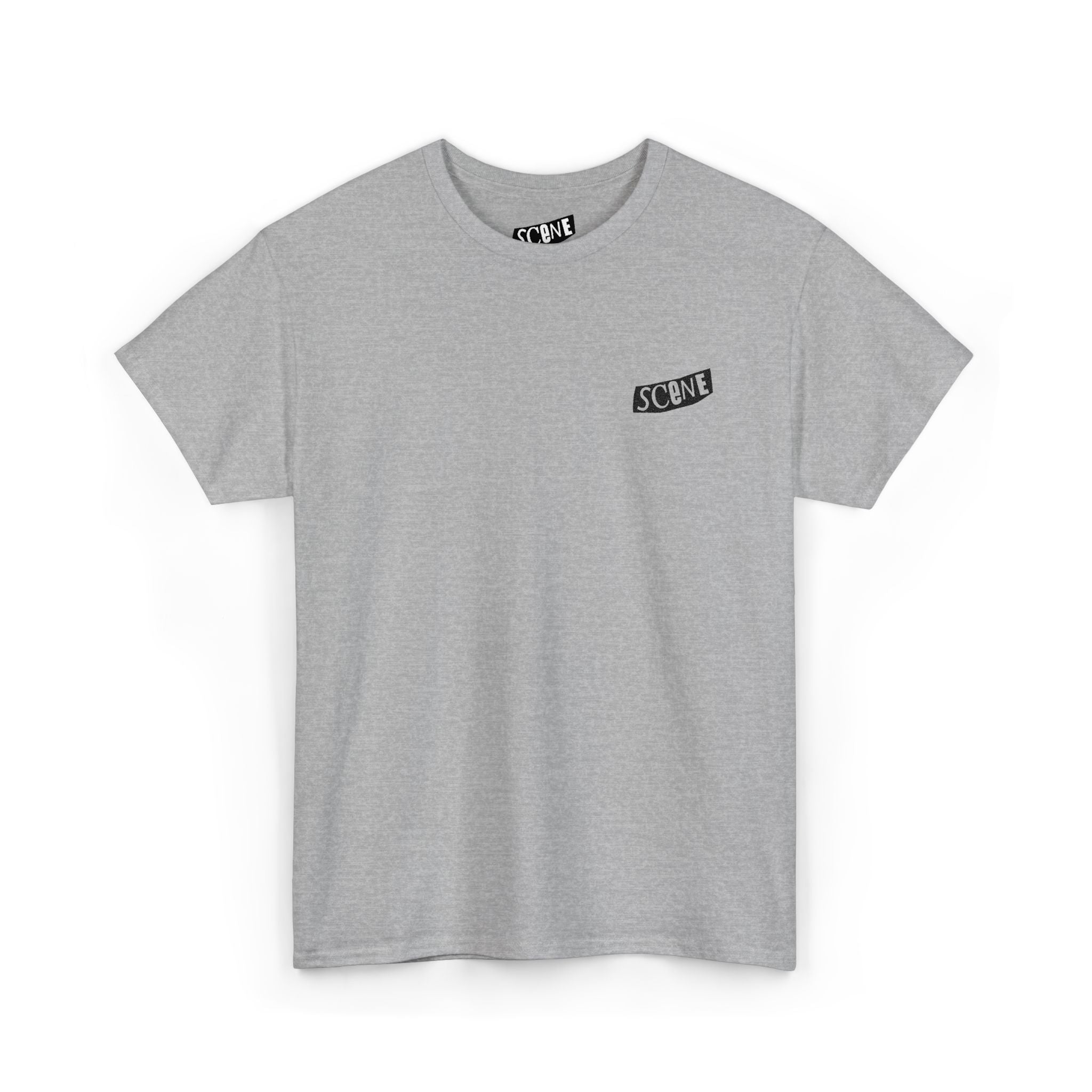 Punk Scene Black Embroided Unisex Heavy Cotton Tee