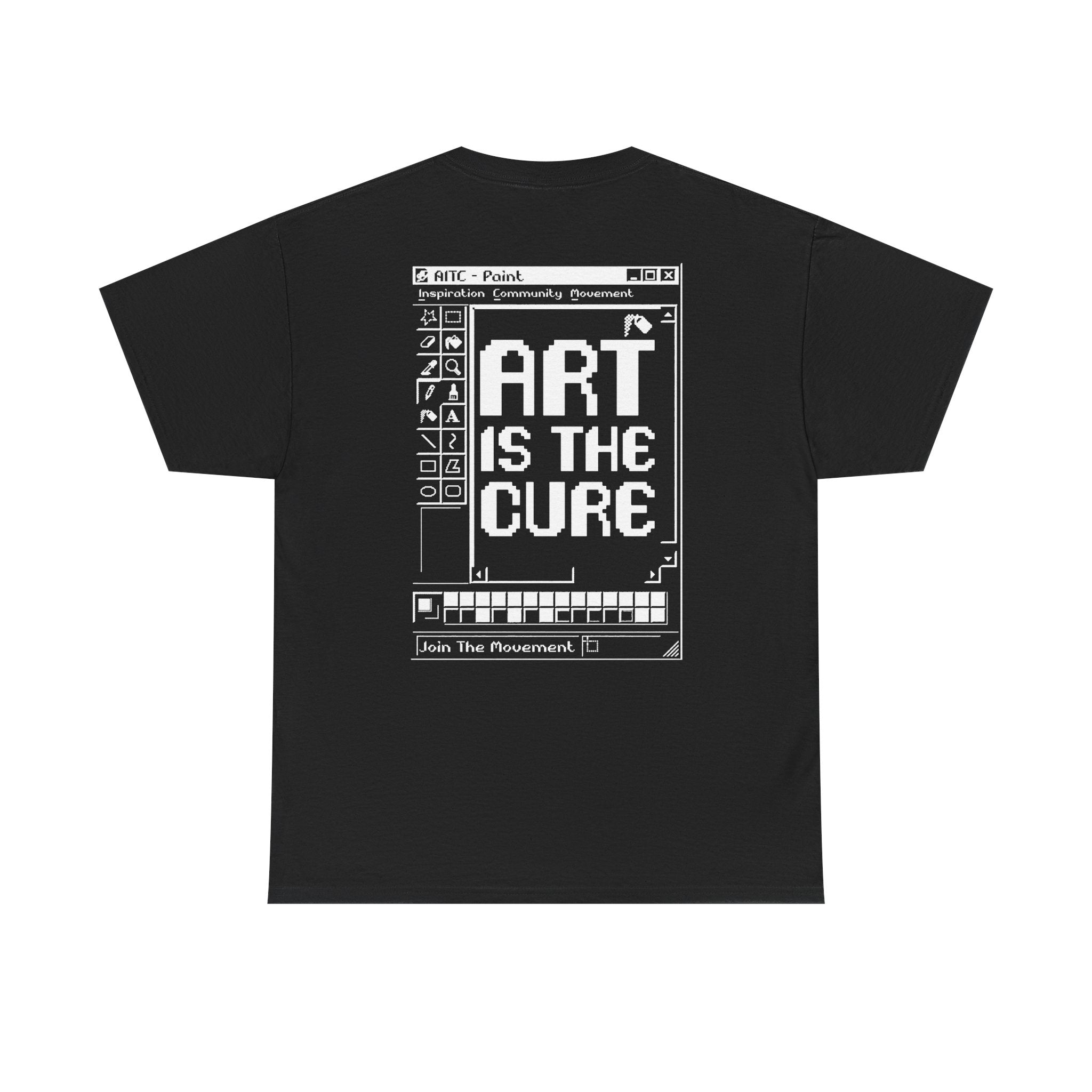 Art Is The Cure Paint Unisex Heavy Cotton Tee