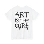 Art Is The Cure Sprayed Unisex Heavy Cotton Tee