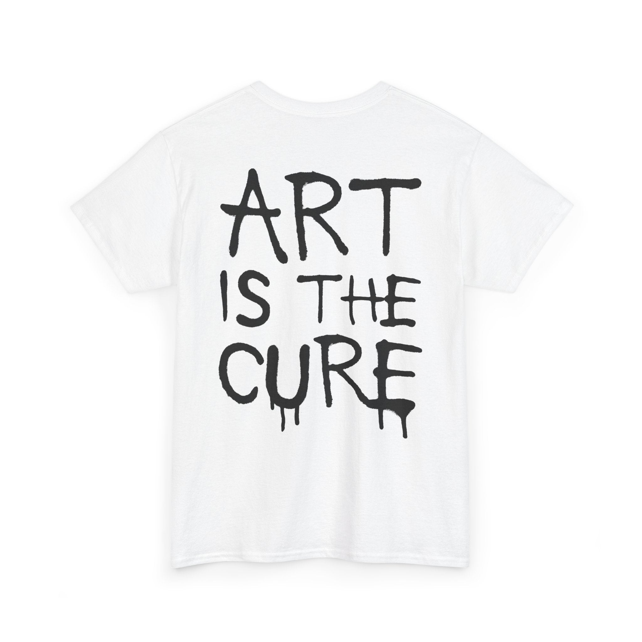 Art Is The Cure Sprayed Unisex Heavy Cotton Tee