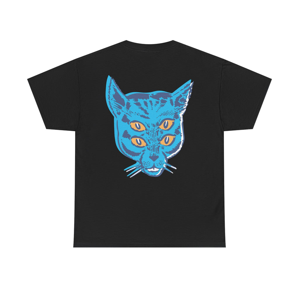 4 Eyed Cat Unisex Heavy Cotton Tee