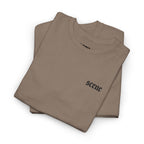 Scene Black Embroided Unisex Heavy Cotton Tee