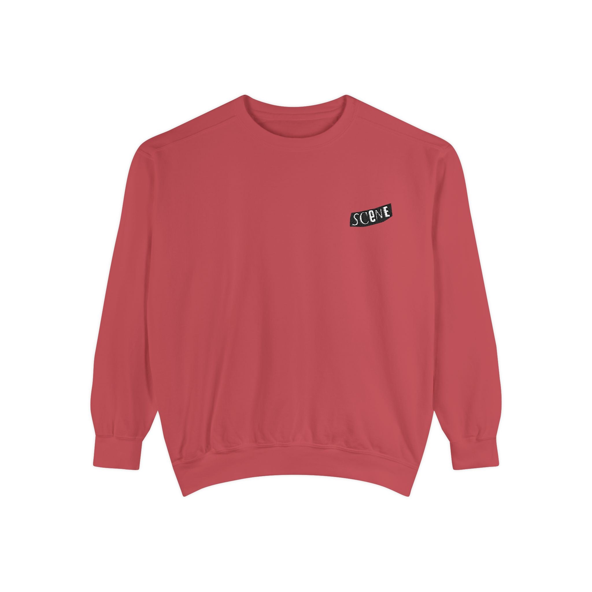 Punk Scene Embroidered Crewneck Sweatshirt