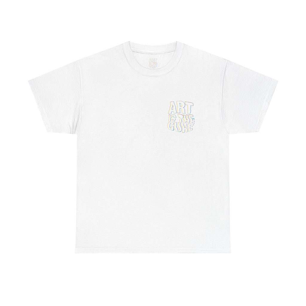 Art Is The Cure Glitch Unisex Heavy Cotton Tee