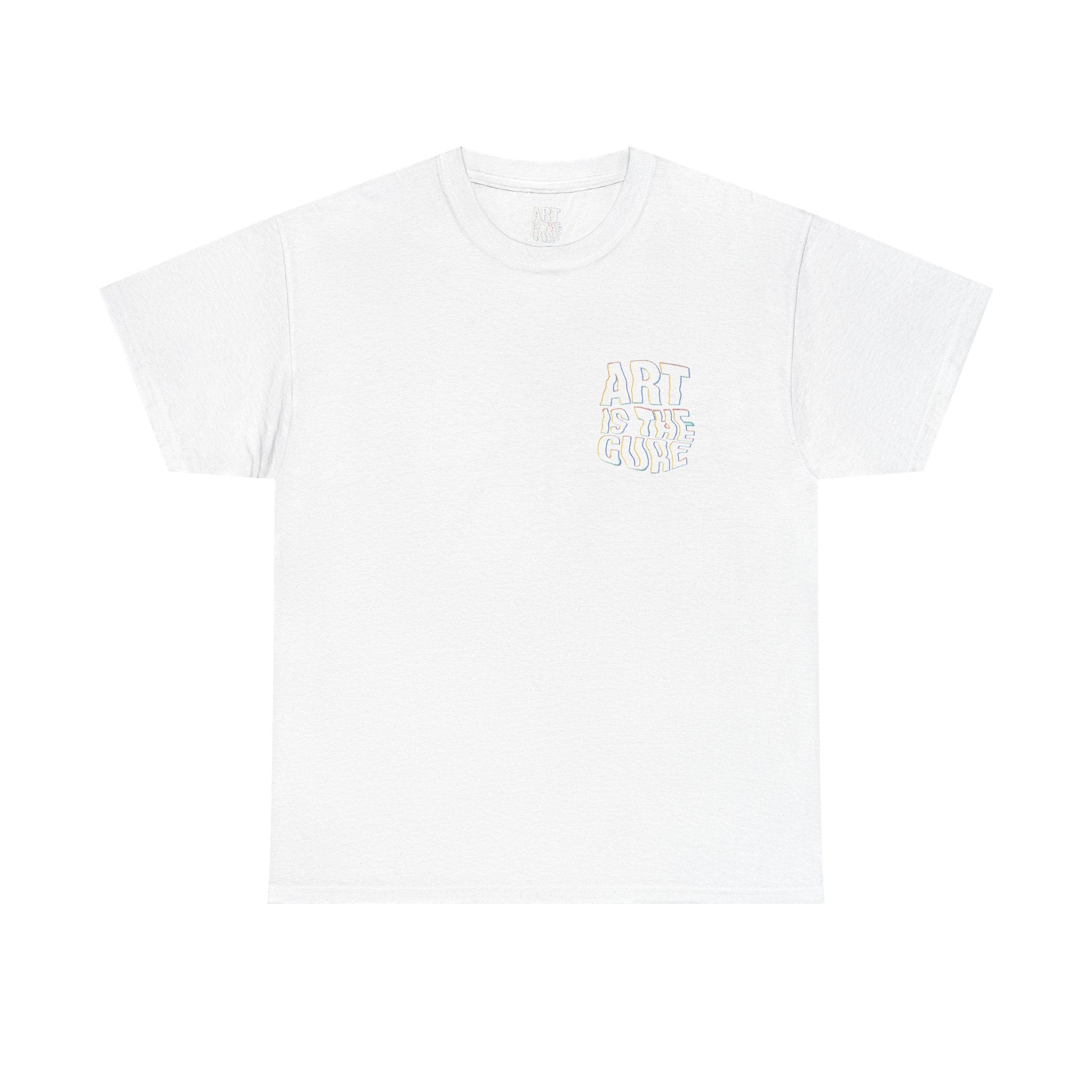 Art Is The Cure Glitch Unisex Heavy Cotton Tee