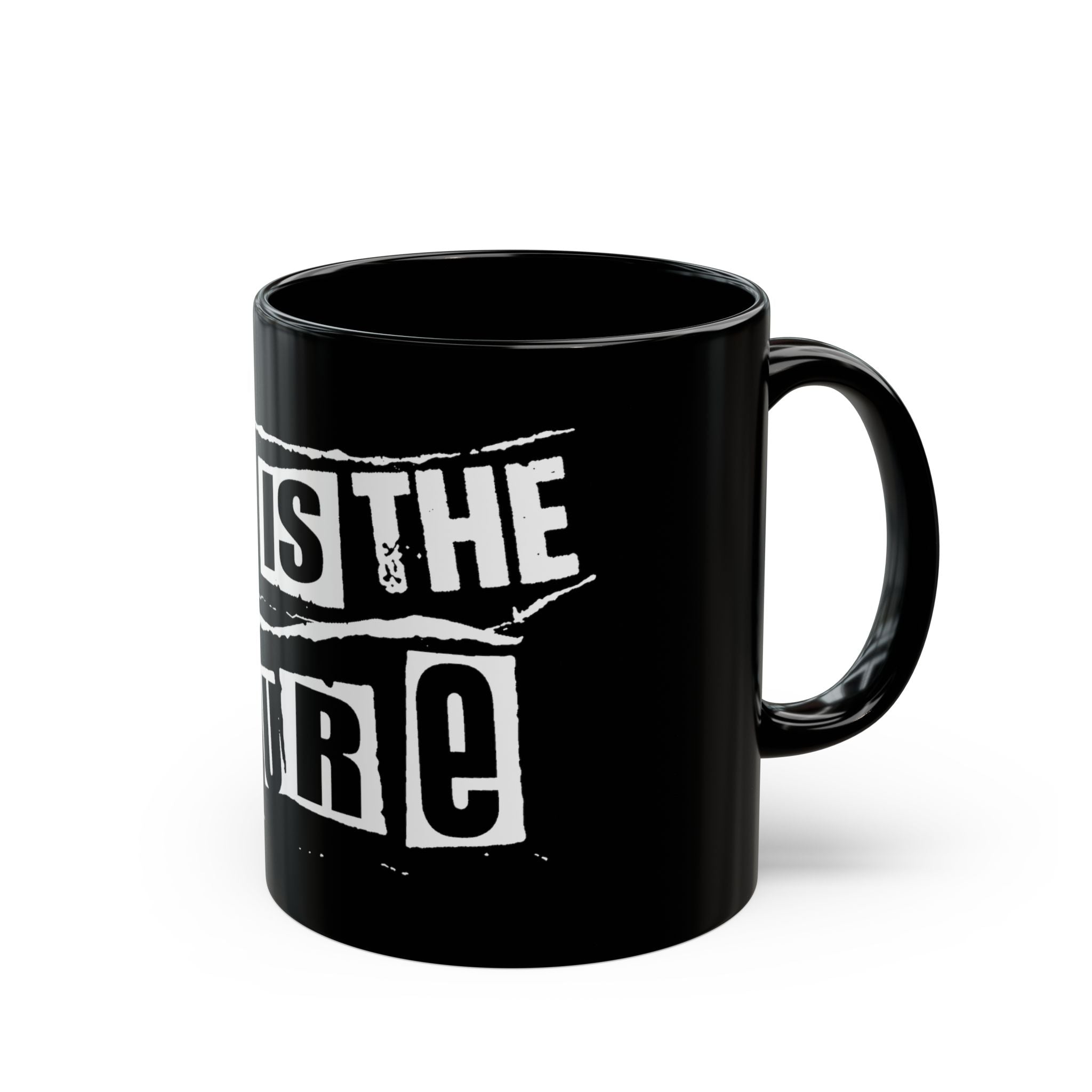 Art Is The Cure Pistols Black Ceramic Mug 11oz & 15oz