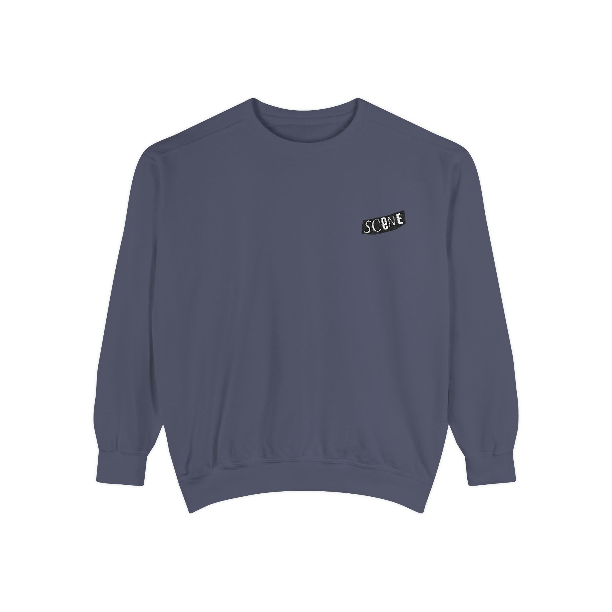 Punk Scene Embroidered Crewneck Sweatshirt