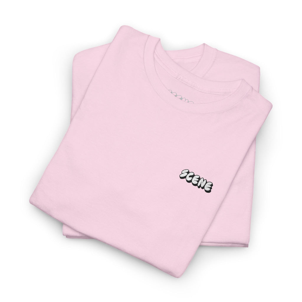 Graffiti Scene Embroided Unisex Heavy Cotton Tee