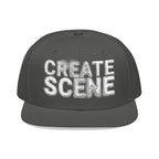 CreateScene Inspired Halftone Embroidery Snapback Cap