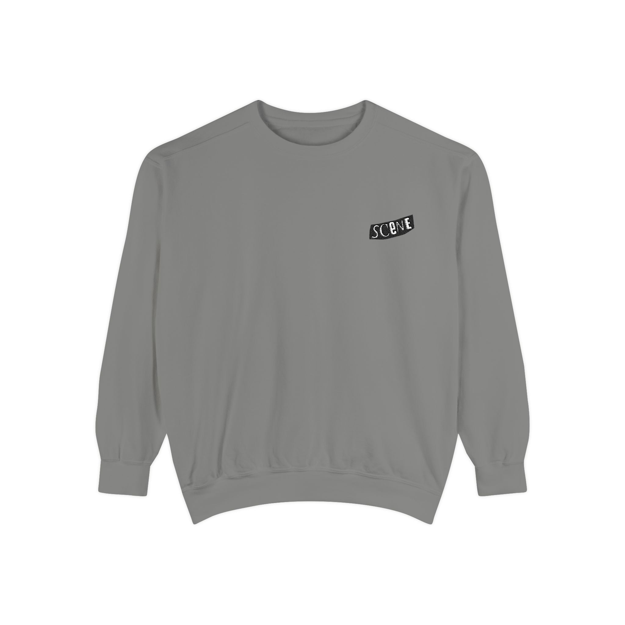 Punk Scene Embroidered Crewneck Sweatshirt