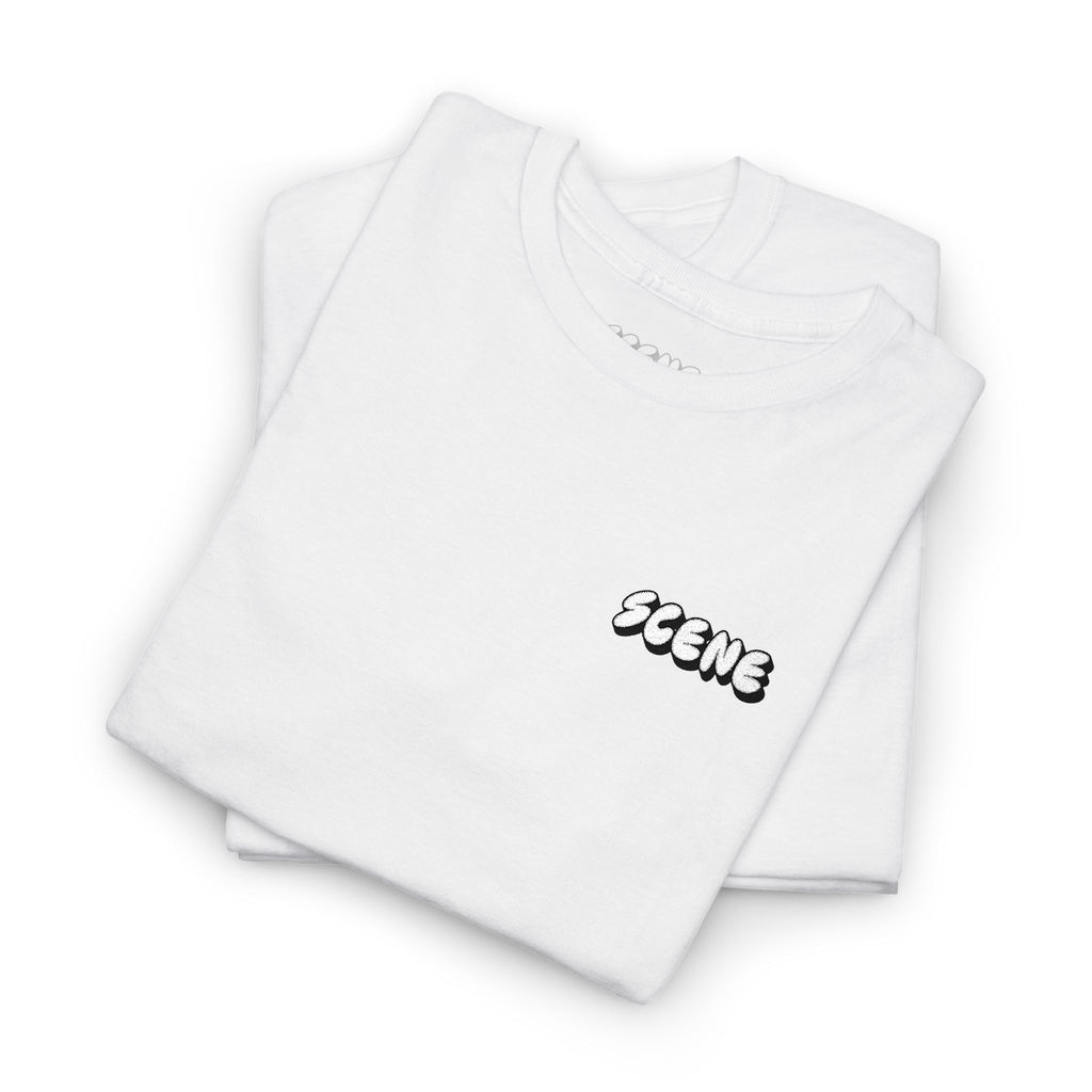 Graffiti Scene Embroided Unisex Heavy Cotton Tee