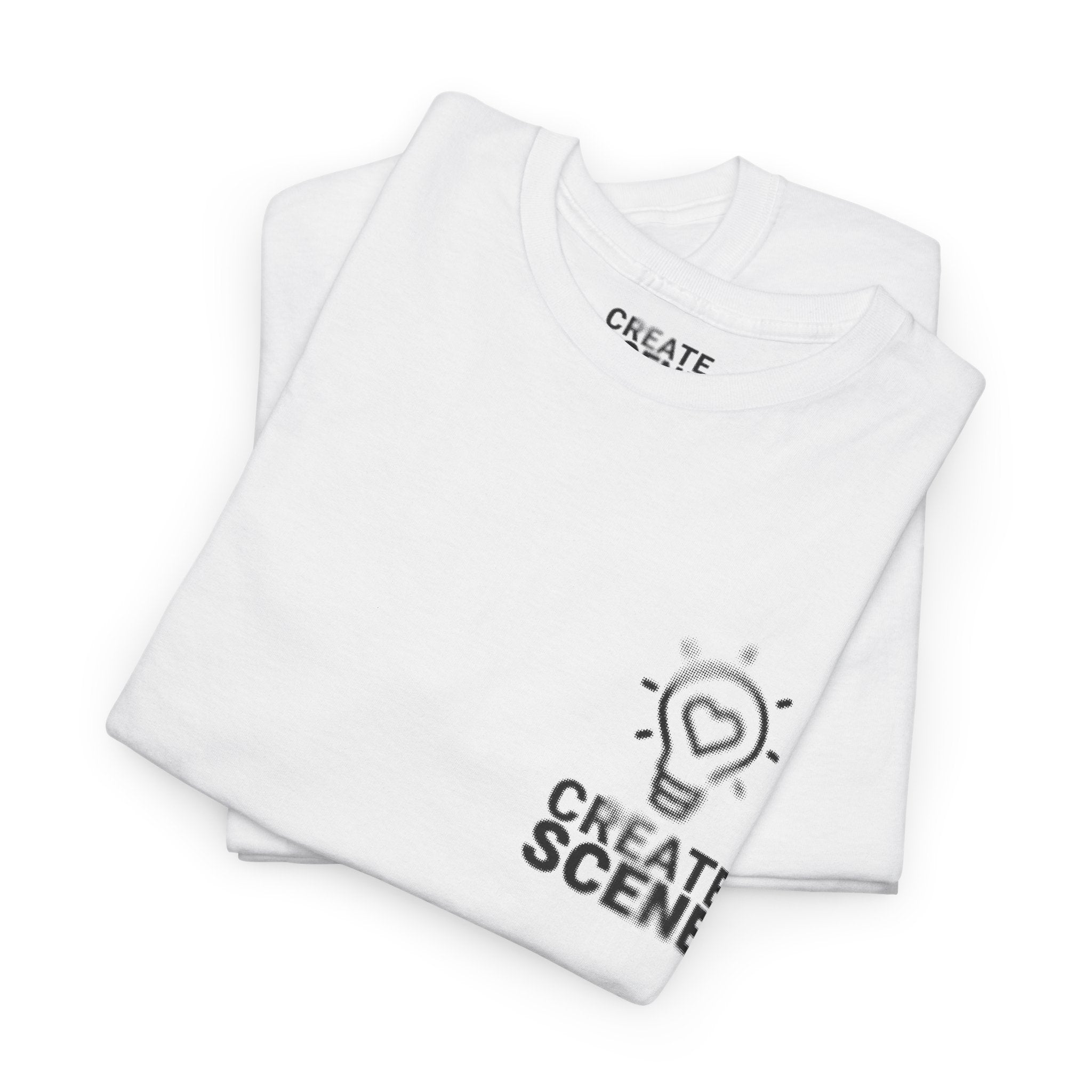 CreateScene Inspired Halftone Unisex Heavy Cotton Tee