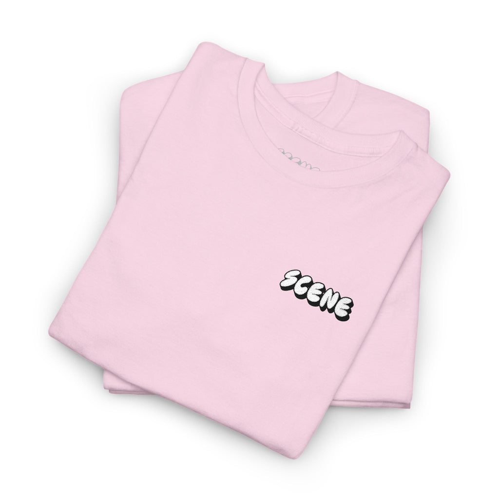 Graffiti Scene Embroided Unisex Heavy Cotton Tee