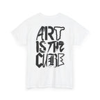 Art Is The Cure Mixed Letters Unisex Heavy Cotton Tee