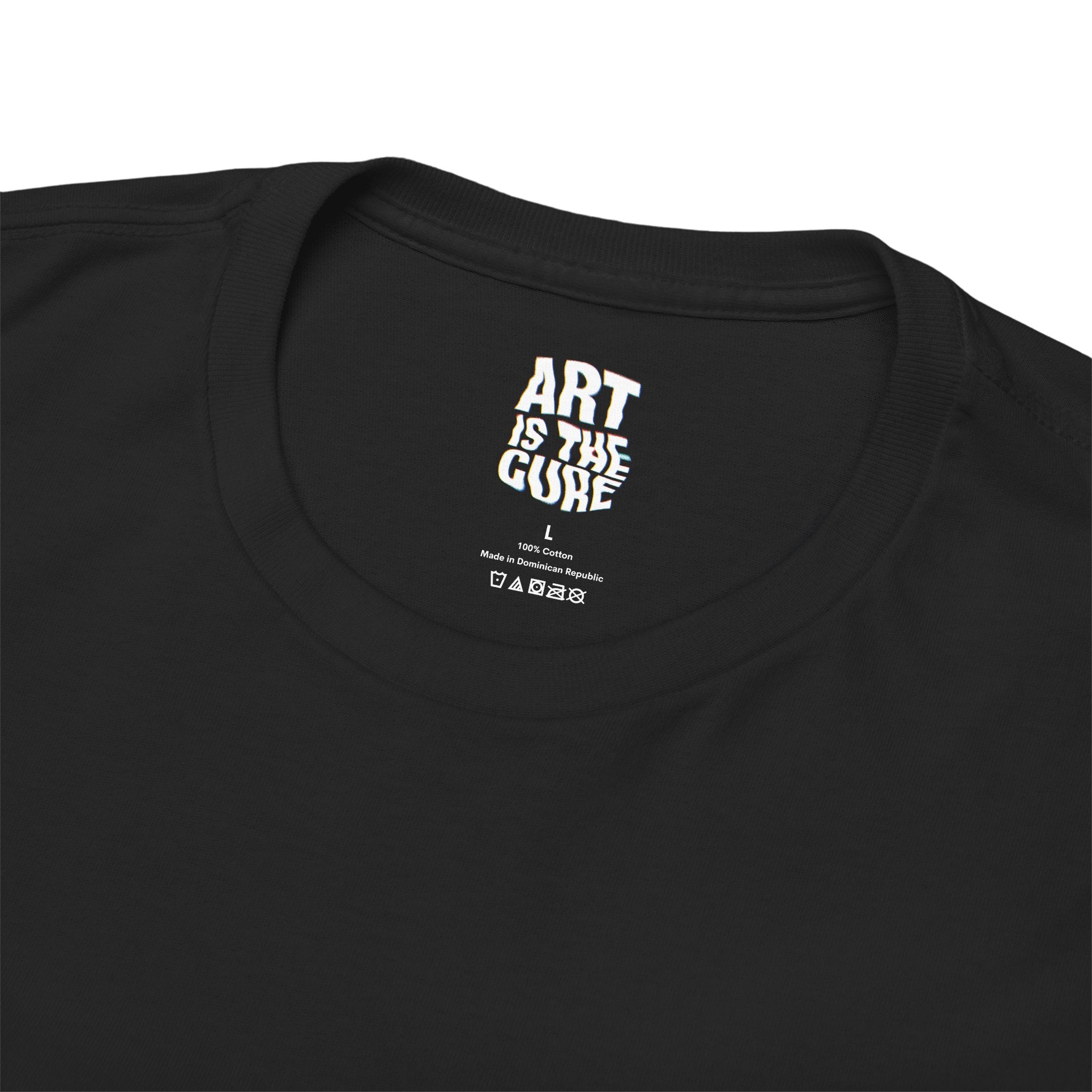 Art Is The Cure Glitch Unisex Heavy Cotton Tee