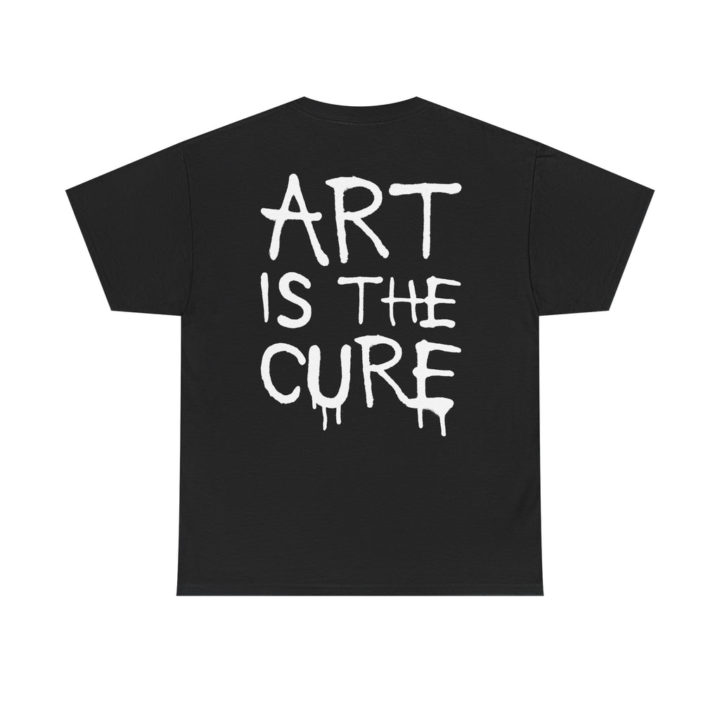 Art Is The Cure Sprayed Unisex Heavy Cotton Tee