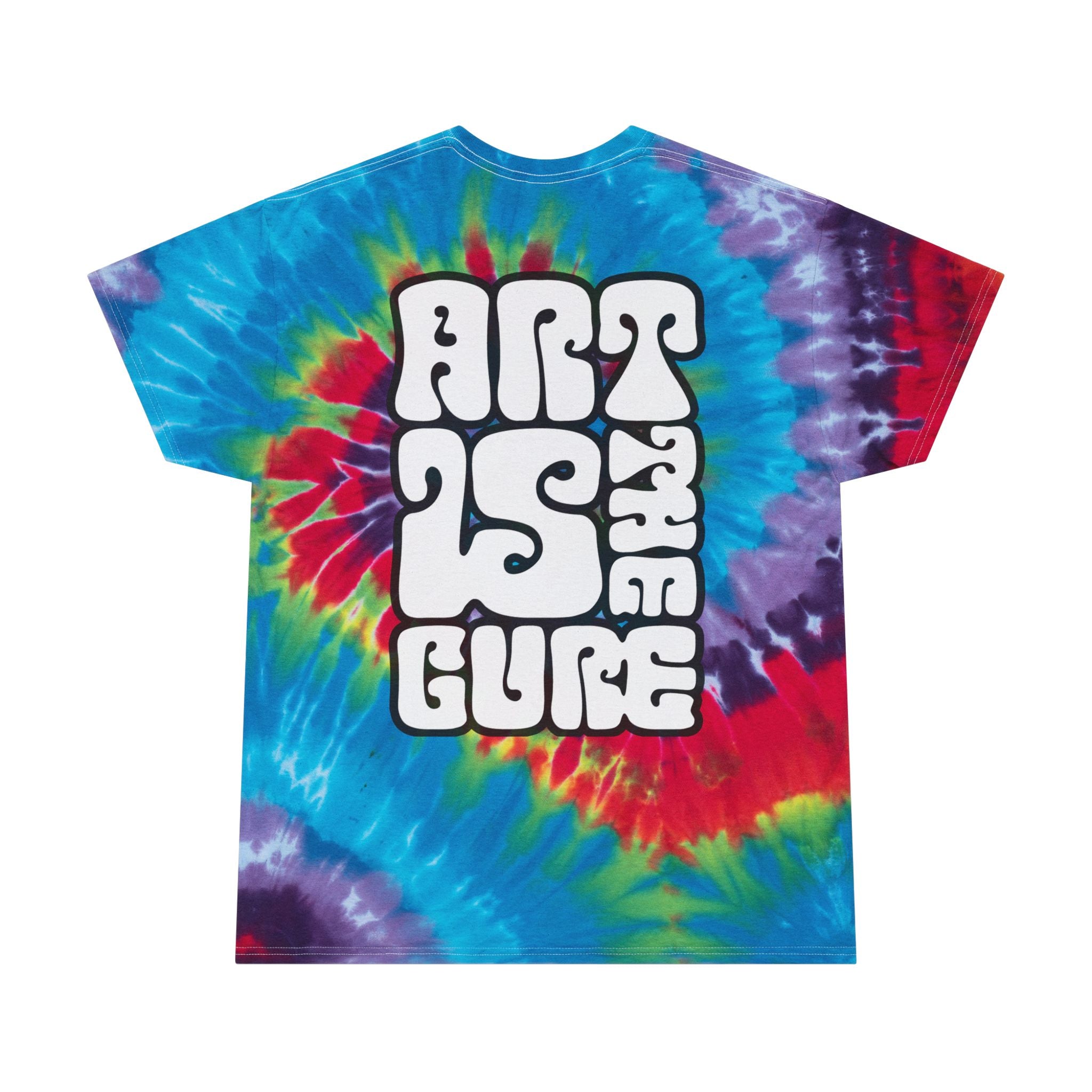 Art Is The Cure Hippy Tie-Dye Spiral Tee