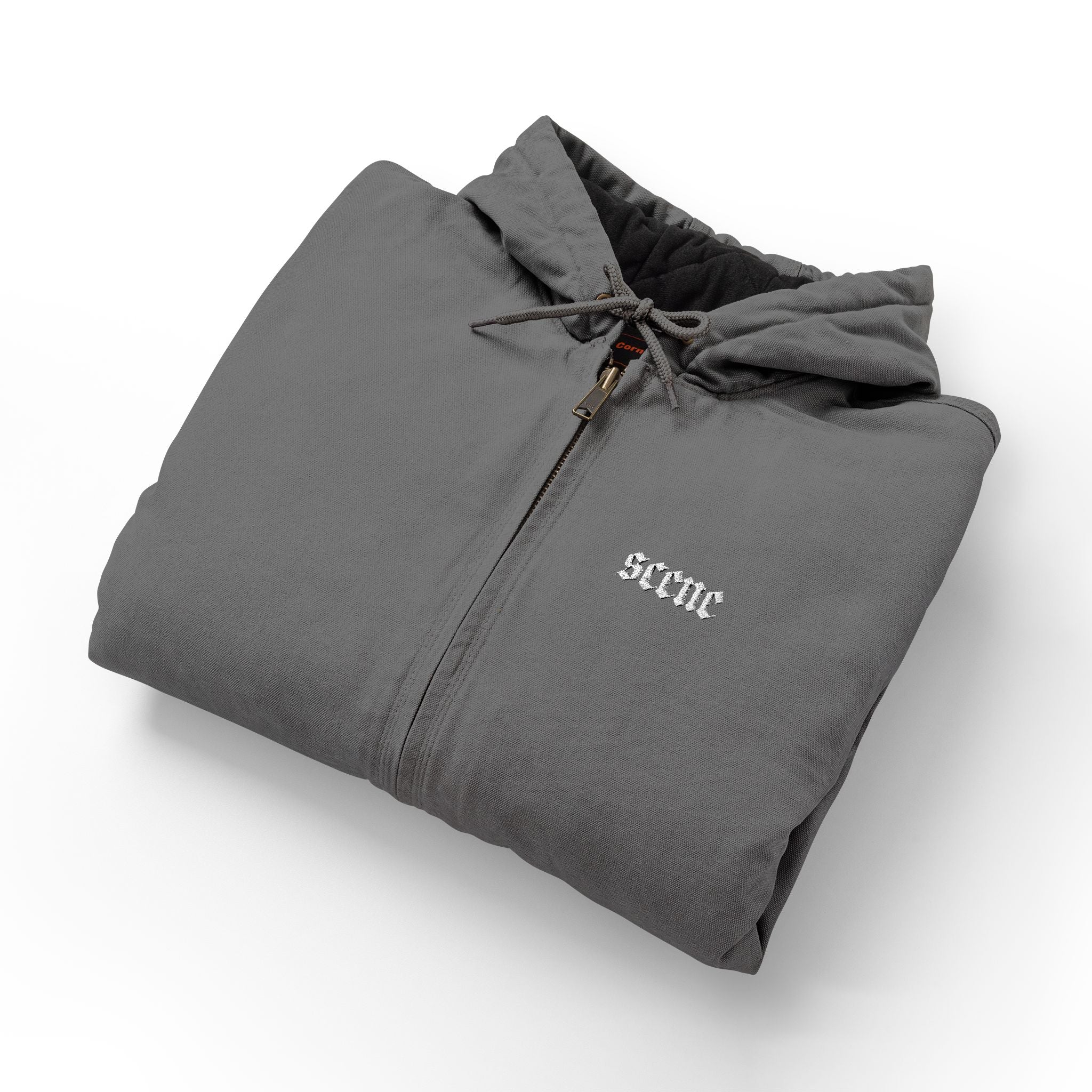 SCENE Embroidered Hooded Zip Jacket