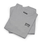 Scene Japanese Black Embroided Unisex Heavy Cotton Tee