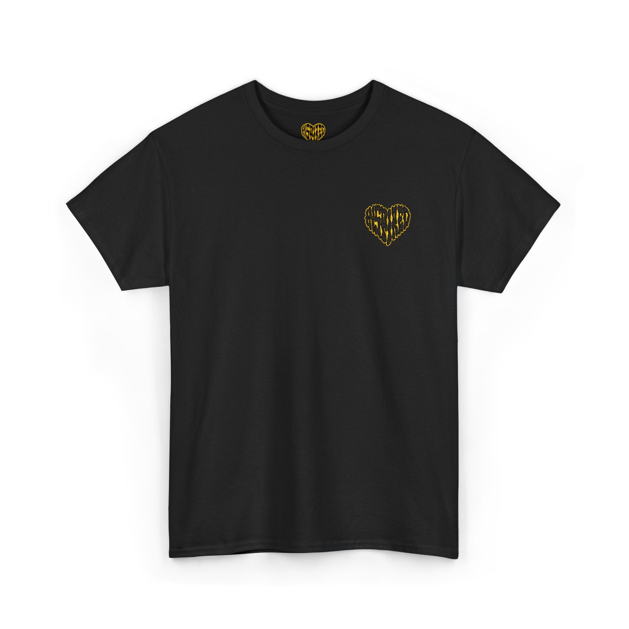Art Is The Cure Inspired Heart Embroided Unisex Heavy Cotton Tee