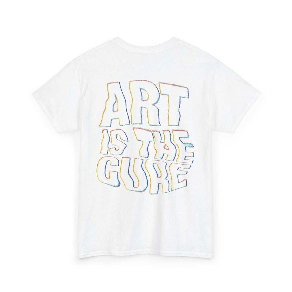 Art Is The Cure Glitch Unisex Heavy Cotton Tee