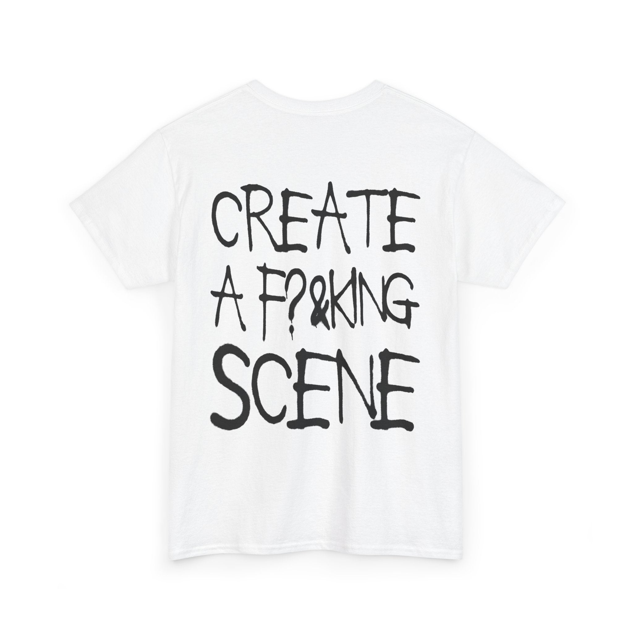 Create a F?&KING Scene Unisex Heavy Cotton Tee
