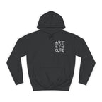 Art Is The Cure Sprayed Unisex College Hoodie