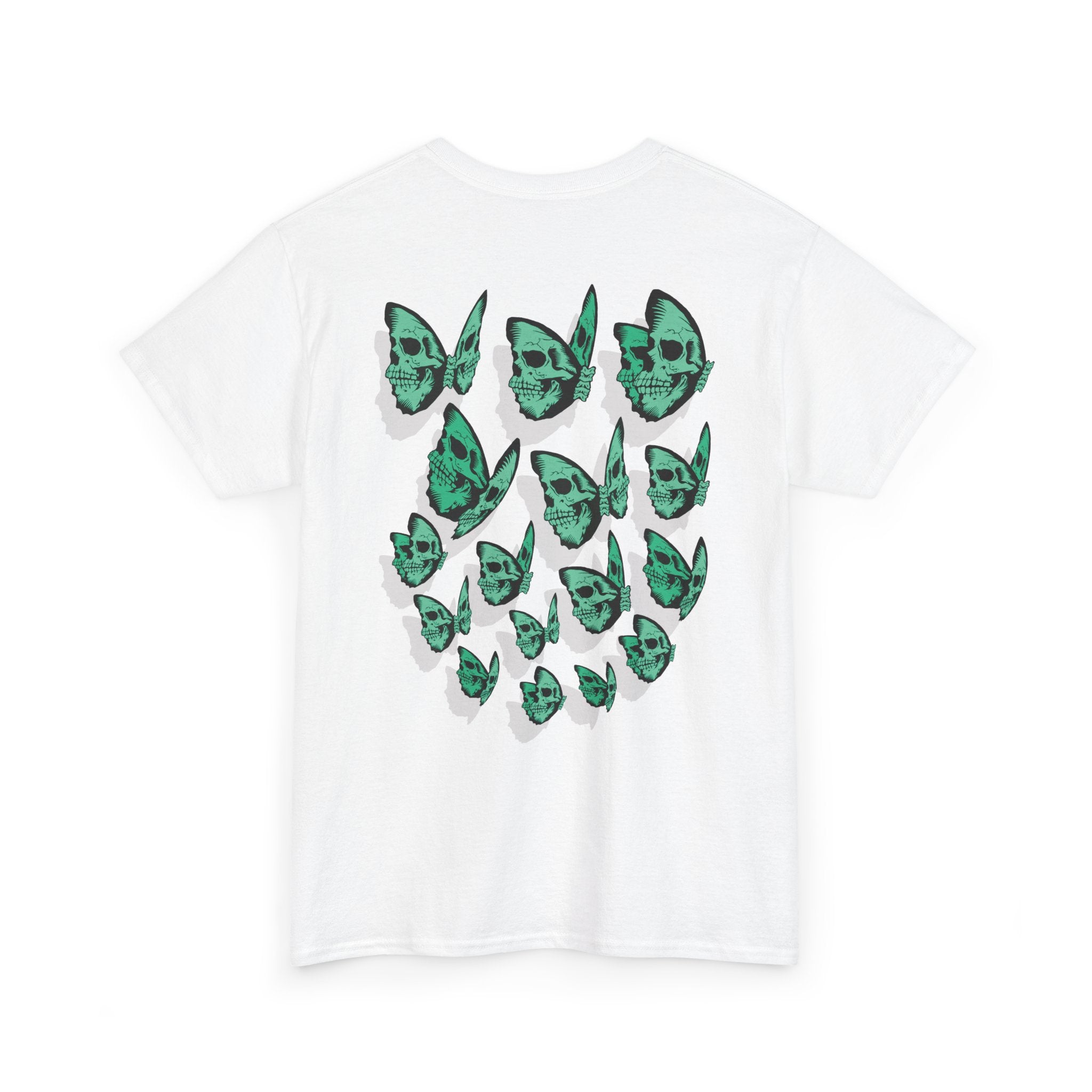 Mint Skullerflies Unisex Heavy Cotton Tee