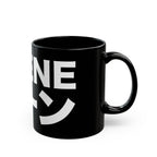 Scene Japanese Black Ceramic Mug 11oz & 15oz
