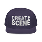 CreateScene Inspired Halftone Embroidery Snapback Cap